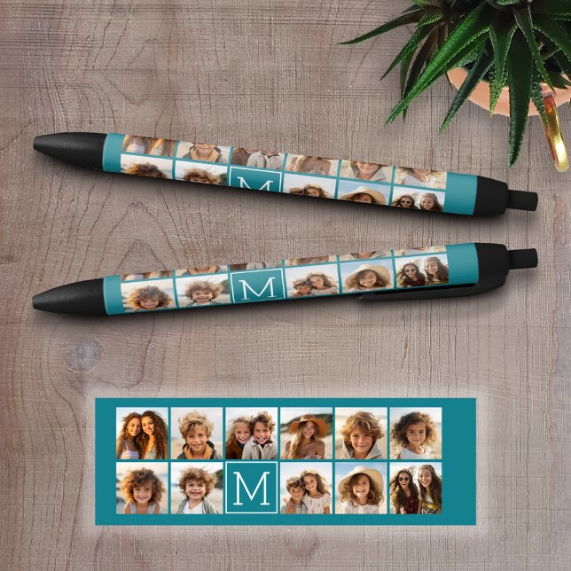 Bolígrafo De Tinta Negra Crear su propio monograma de Personalizado de Inst (Personalized Writing Pens)
