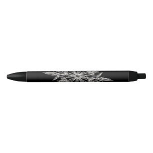 Bolígrafo De Tinta Negra Cristal de hielo negro