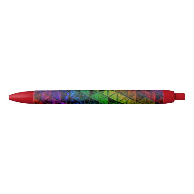 Bolígrafo De Tinta Negra Cristal de orgullo (Anverso)