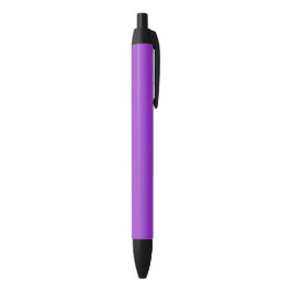 Bolígrafo De Tinta Negra Crocus Purple Color sólido