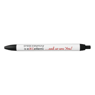 Bolígrafo De Tinta Negra Cross Country Running es © eXCellent