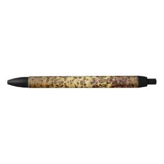 Bolígrafo De Tinta Negra Crunch de oro