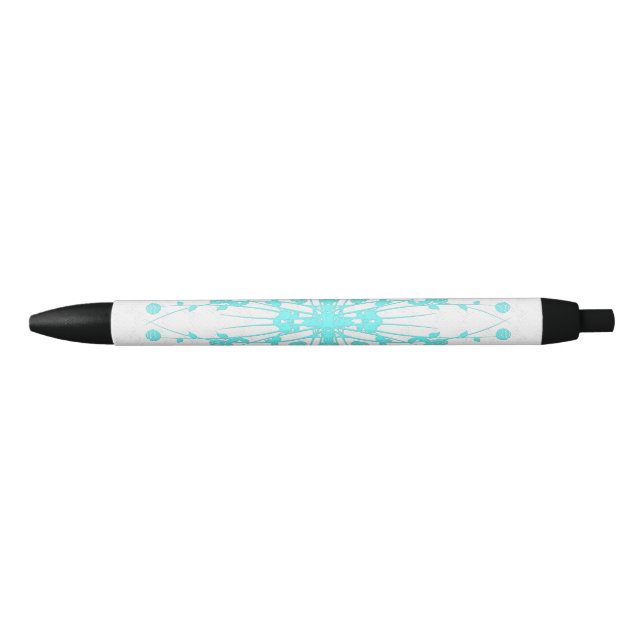 Bolígrafo De Tinta Negra Cruz de la flor (Anverso)