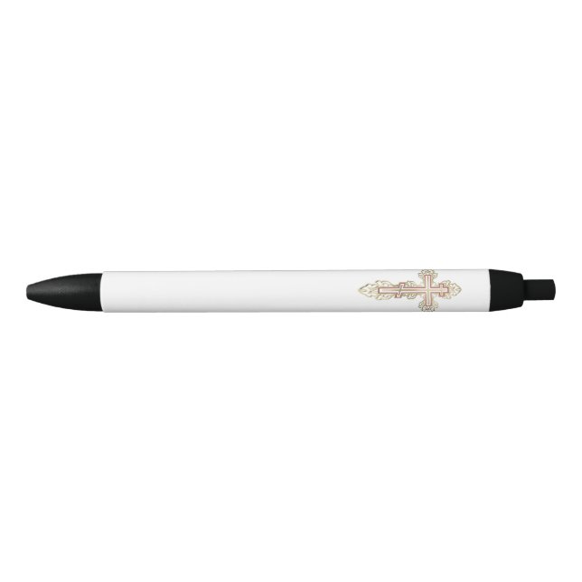 Bolígrafo De Tinta Negra Cruz ortodoxa (Anverso)