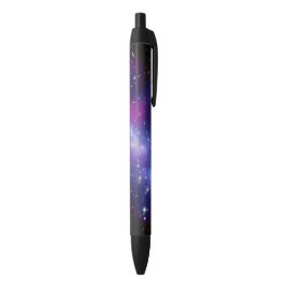 Bolígrafo De Tinta Negra Cúmulo de galaxias púrpura