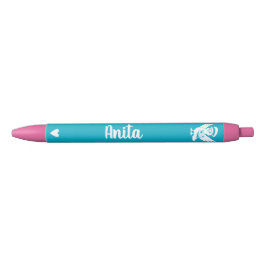 Bolígrafo De Tinta Negra Custom Name Penny Post Mascot Heart Pen