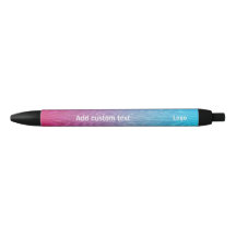 custom simple message business text gift ink pen