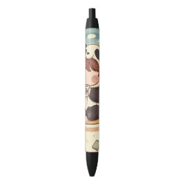 Bolígrafo De Tinta Negra Cute Chibi Panda Custom Ink Pen