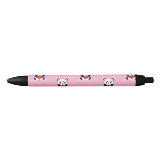 Bolígrafo De Tinta Negra Cute Kawaii Panda Pen-Animal Stationery por escuel (Anverso)