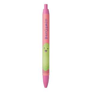 Bolígrafo De Tinta Negra Cute kawaii papaya paw personalizado ilustracion