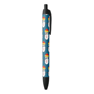 Bolígrafo De Tinta Negra Cute little snowman Gift Ideas