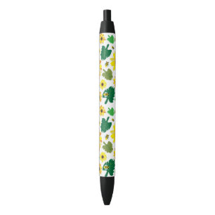Bolígrafo De Tinta Negra Cute Sunflower Bee