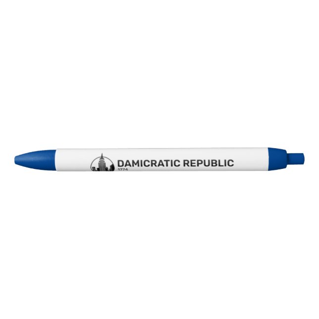 Bolígrafo De Tinta Negra Damicrático (Anverso)