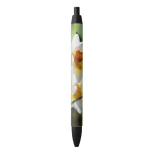 Bolígrafo De Tinta Negra Delicada primavera de daffodils tiernos