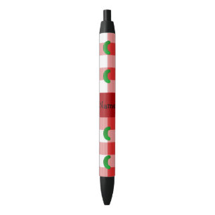 Bolígrafo De Tinta Negra Denominación personalizada de las fichas blancas 