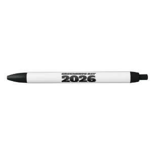 Bolígrafo De Tinta Negra Día de la marmota 2026
