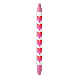 Bolígrafo De Tinta Negra Día de San Valentín rosa rojo cardíaco 4Lyn