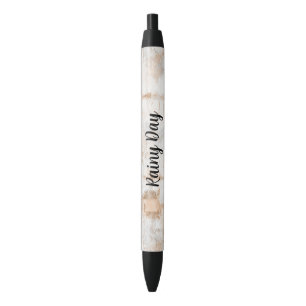 Bolígrafo De Tinta Negra Día lluvioso abstracto