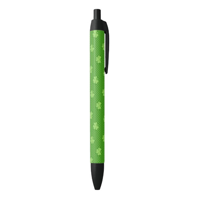 Bolígrafo De Tinta Negra Día verde de Patricks del santo del modelo del (Parte inferior (Vertical))