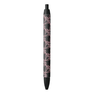 Bolígrafo De Tinta Negra Diamante de oro Rosa
