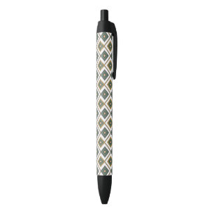 Bolígrafo De Tinta Negra Diamante en verde