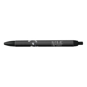 Bolígrafo De Tinta Negra Diamante negro de las mujeres