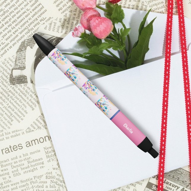 Bolígrafo De Tinta Negra Dibujo de Robot Divertido Desordenado Salpicaduras (Subido por el creador)