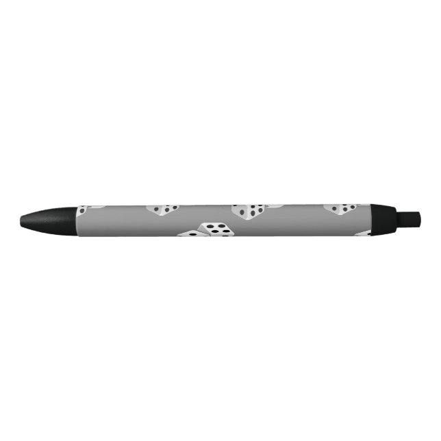 Bolígrafo De Tinta Negra Dices en gris (Anverso)