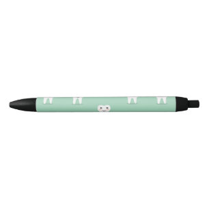 Bolígrafo De Tinta Negra Diente feliz de Kawaii