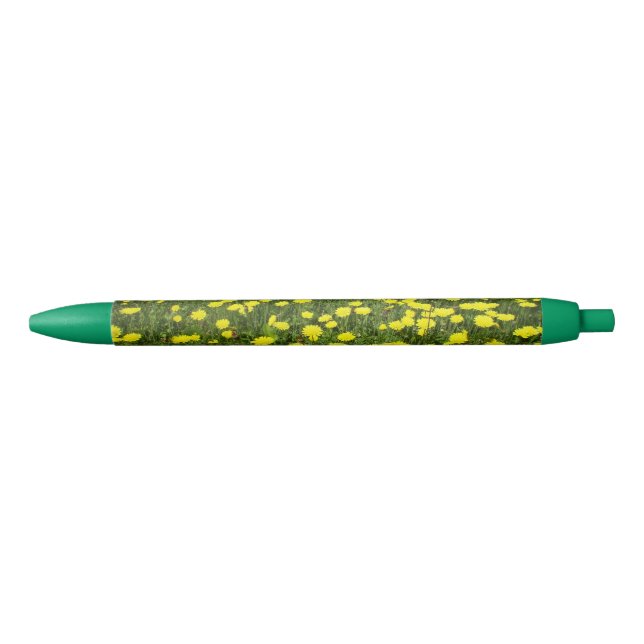 Bolígrafo De Tinta Negra Dientes de león (Anverso)