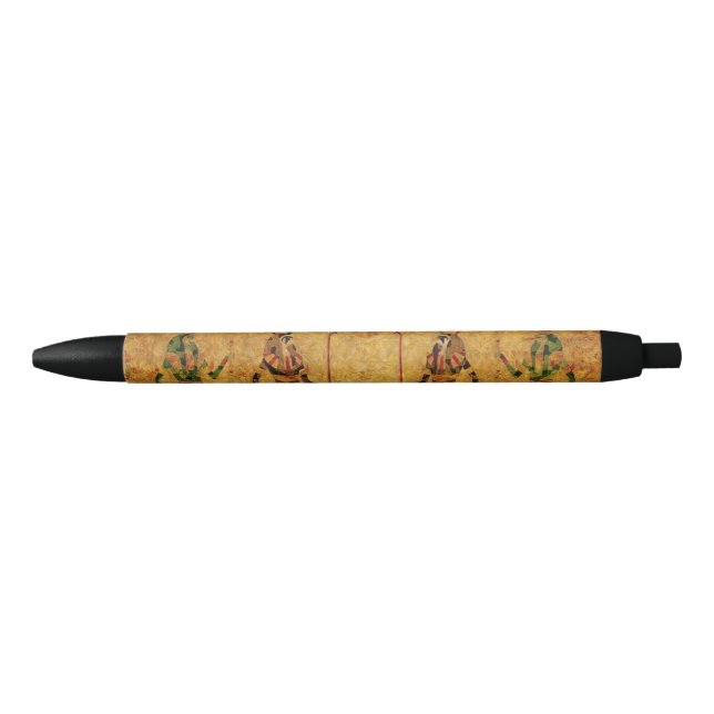 Bolígrafo De Tinta Negra Dioses egipcios (Anverso)
