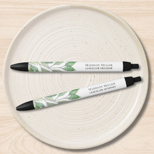 Bolígrafo De Tinta Negra Diseñador de paisajes Vegetación