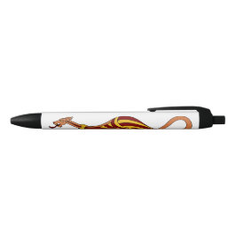 Bolígrafo De Tinta Negra Diseño de dragones medievales 2015
