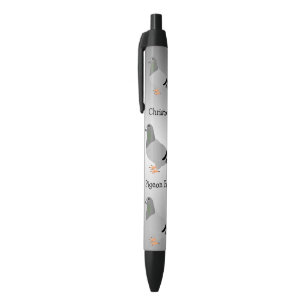 Bolígrafo De Tinta Negra Diseño personalizado de la paloma