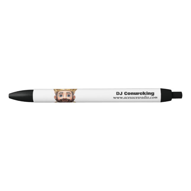 Bolígrafo De Tinta Negra DJ Conureking Pen (Anverso)