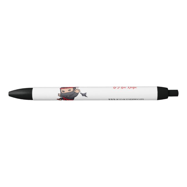 Bolígrafo De Tinta Negra DJ DaNinja PEN (Anverso)