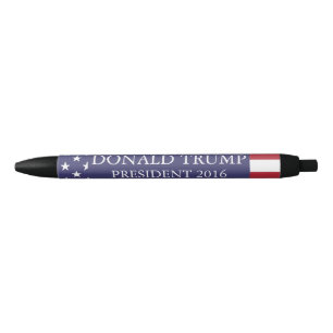 Bolígrafo De Tinta Negra Donald Trump como presidente
