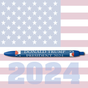 Bolígrafo De Tinta Negra Donald Trump, presidente 2024