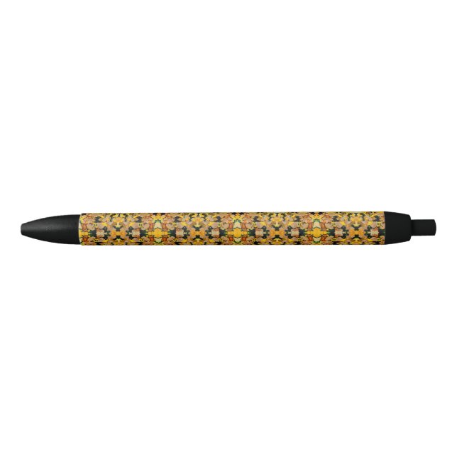 Bolígrafo De Tinta Negra Dorado (Anverso)