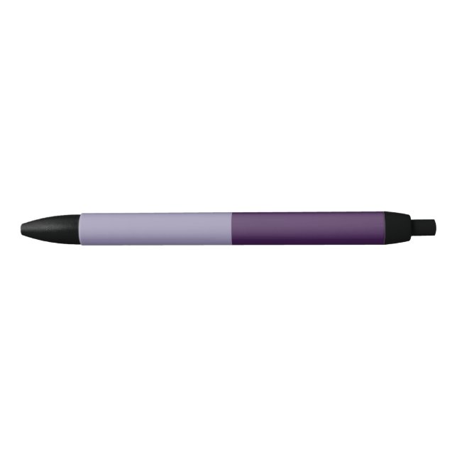 Bolígrafo De Tinta Negra Dos tonos - morado (Anverso)