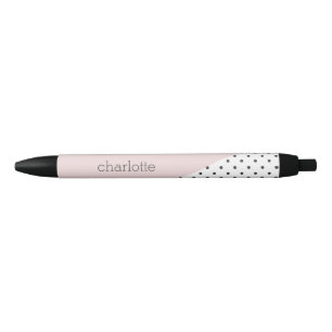 Bolígrafo De Tinta Negra Dots Dainty
