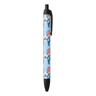 Bolígrafo De Tinta Negra Dr. Seuss Cosa Uno Cosa Dos Gráfico Patriótico