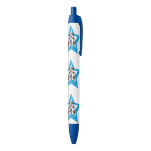 Bolígrafo De Tinta Negra Dr. Seuss   Gráfico de Pequeños Gatos USA Sombrero