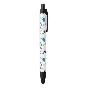 Bolígrafo De Tinta Negra Dr. Seuss Un pez, dos peces patrón de estrella