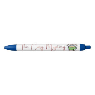 Bolígrafo De Tinta Negra El acogedor Mystery Book Club Pen