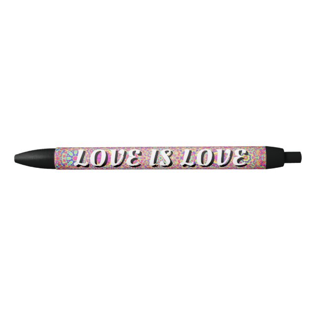 Bolígrafo De Tinta Negra El Amor Es Orgullo Pride (Anverso)