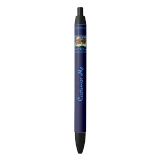 Bolígrafo De Tinta Negra El búho y el pussicat