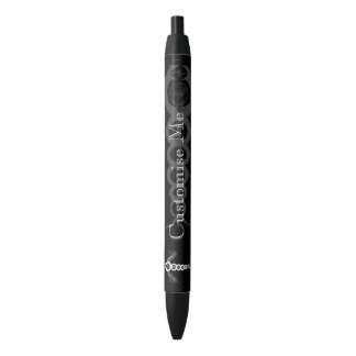 Bolígrafo De Tinta Negra El Caduceus (blanco)