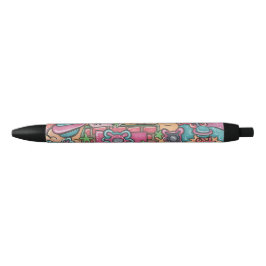 Bolígrafo De Tinta Negra El sistema Doodle