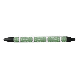 Bolígrafo De Tinta Negra Elegante, contemporáneo, refinado y personalizable